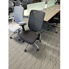 EOS Synx Black Mesh Fabric Chair 