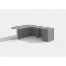 Pacific Laminate Desk Workstation Style D