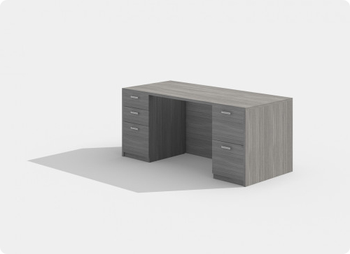 Laminate Desk Workstation Style C