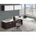 Elements Plus L Shape Desk with Hutch